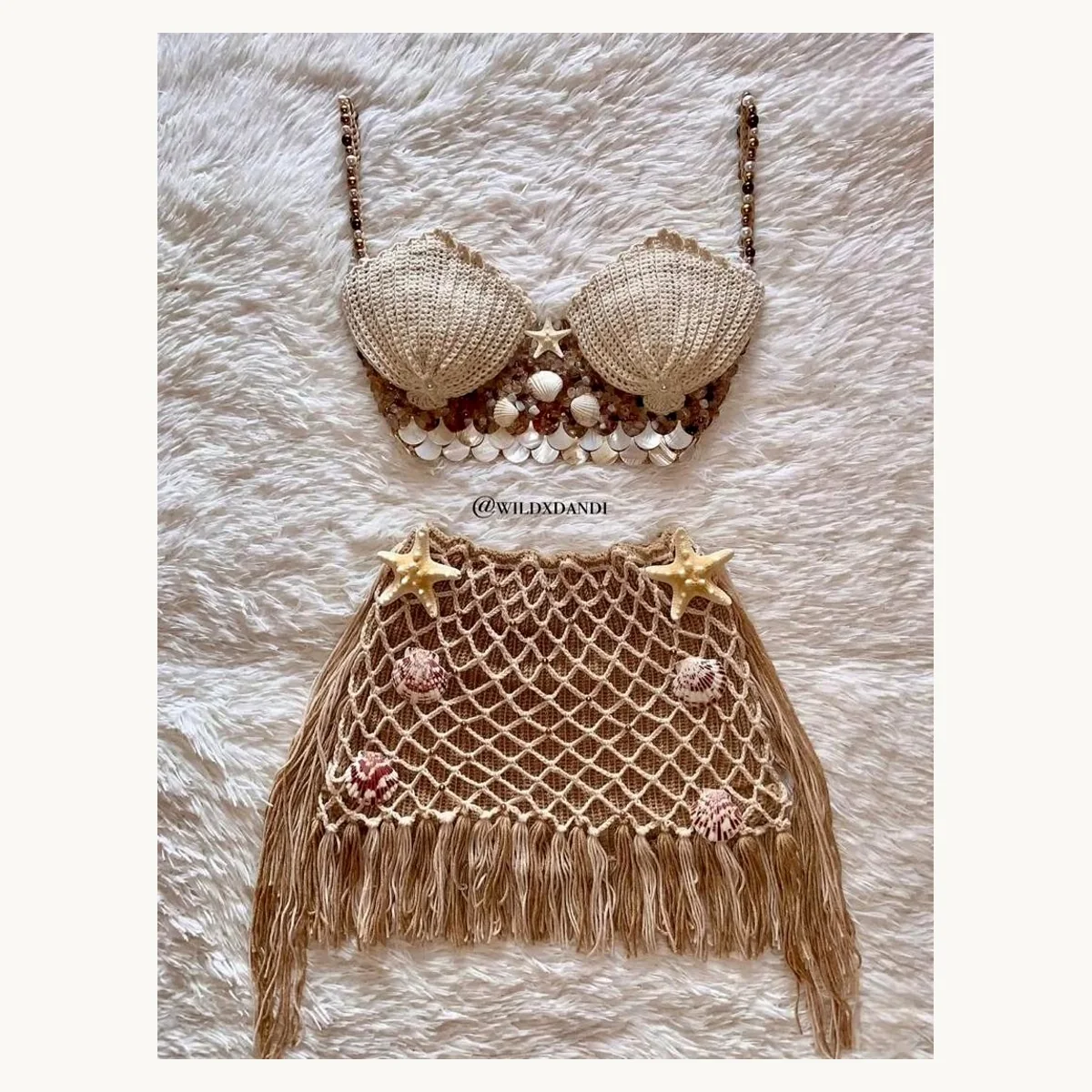 Bikinis et maillots crochet fait main ZolaBelle, reference ZB008.